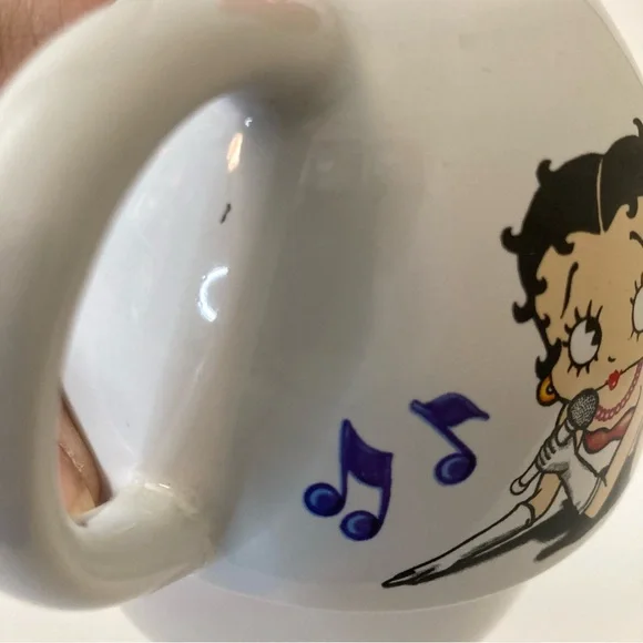 VINTAGE | 1998 BETTY BOOP CARTOON TEA-4-ONE 18 OZ POT & MUG SET Pink Top - Picture 10 of 10
